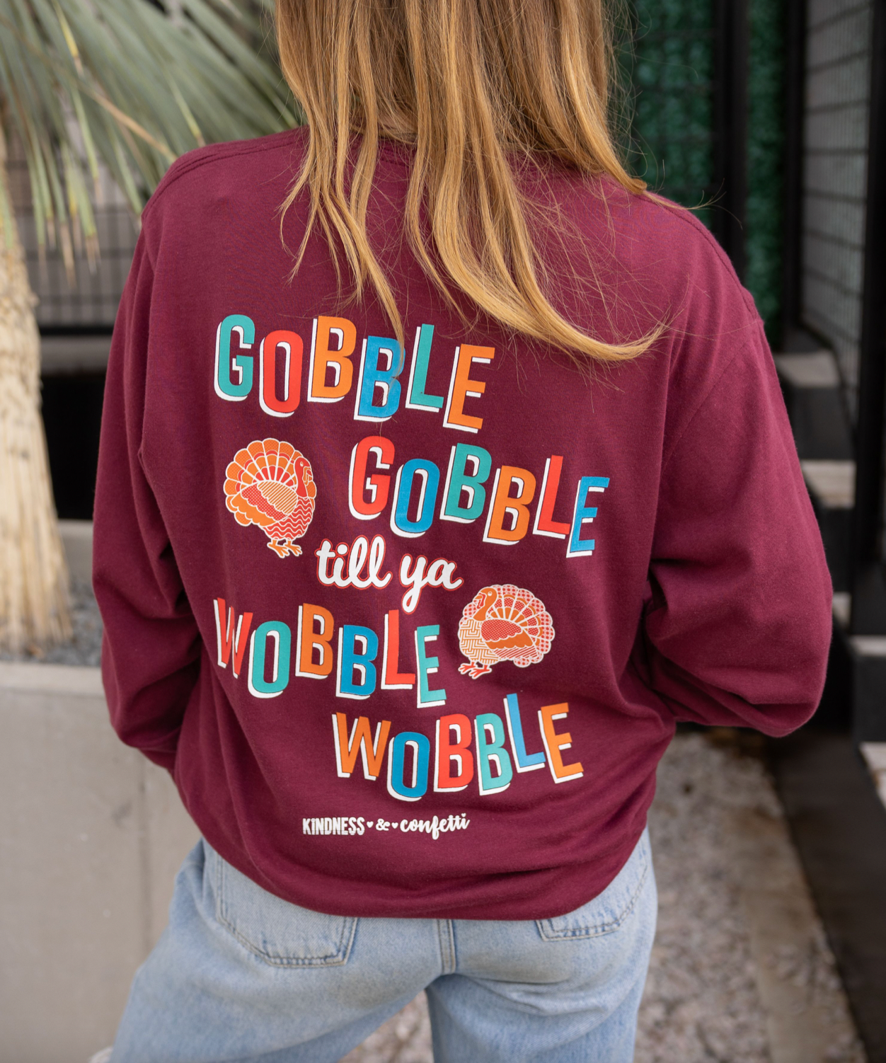 K&C Gobble Gobble till ya Wobble - Maroon