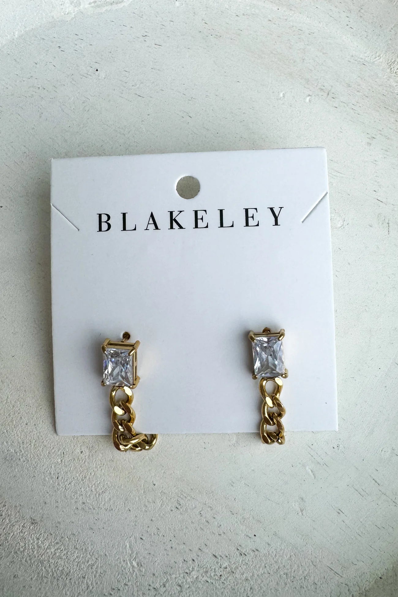 LUXE LINK DIAMOND EARRINGS