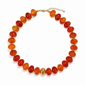 Tortoise Beaded Necklace