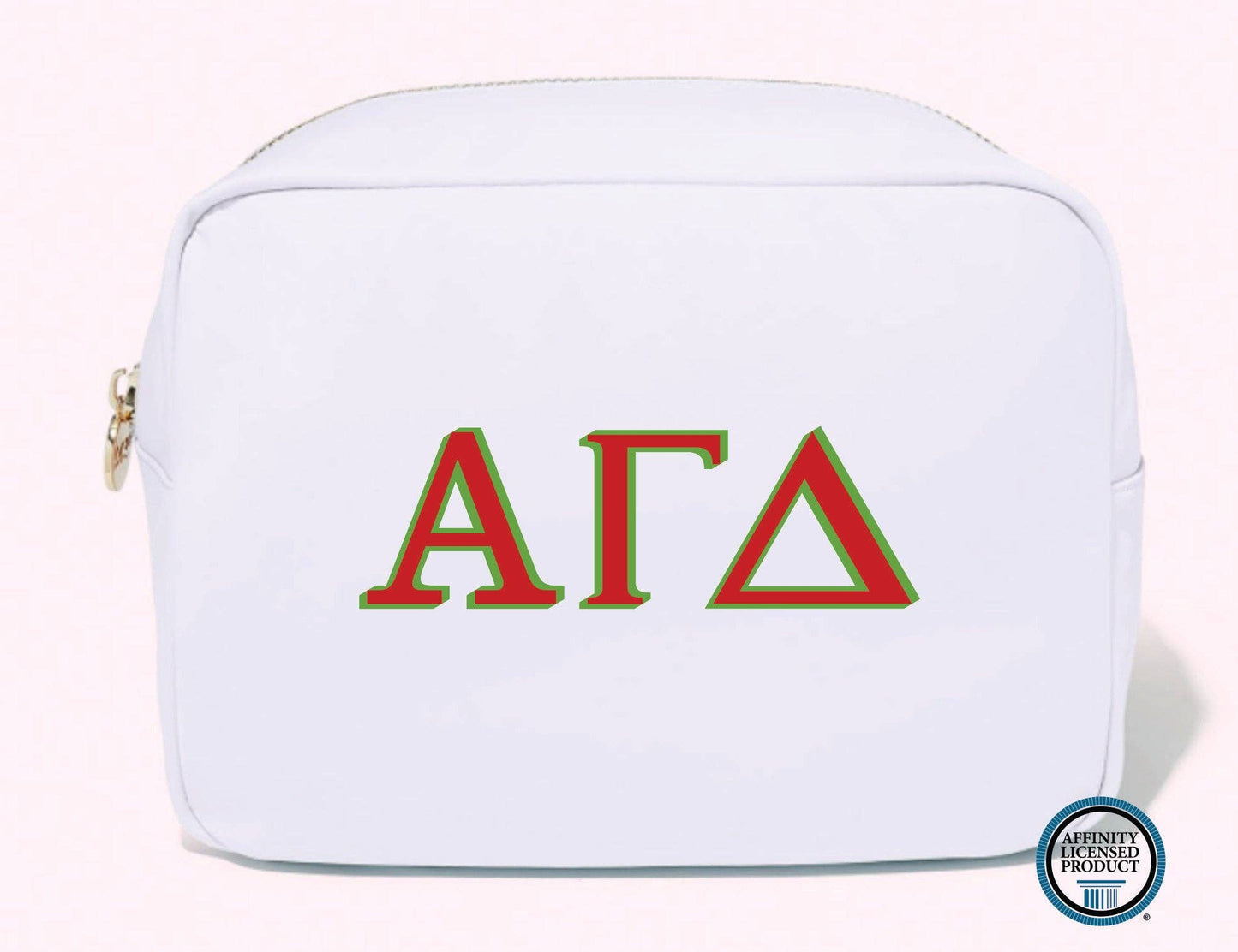 Licensed Sorority Accessory Cosmetic Bag: Alpha Chi Omega