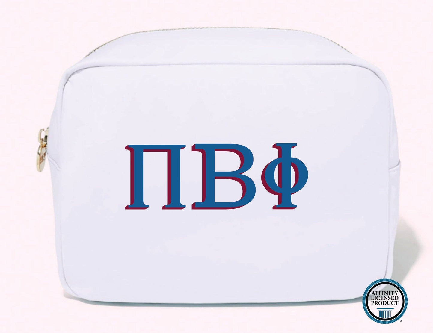Licensed Sorority Accessory Cosmetic Bag: Alpha Chi Omega
