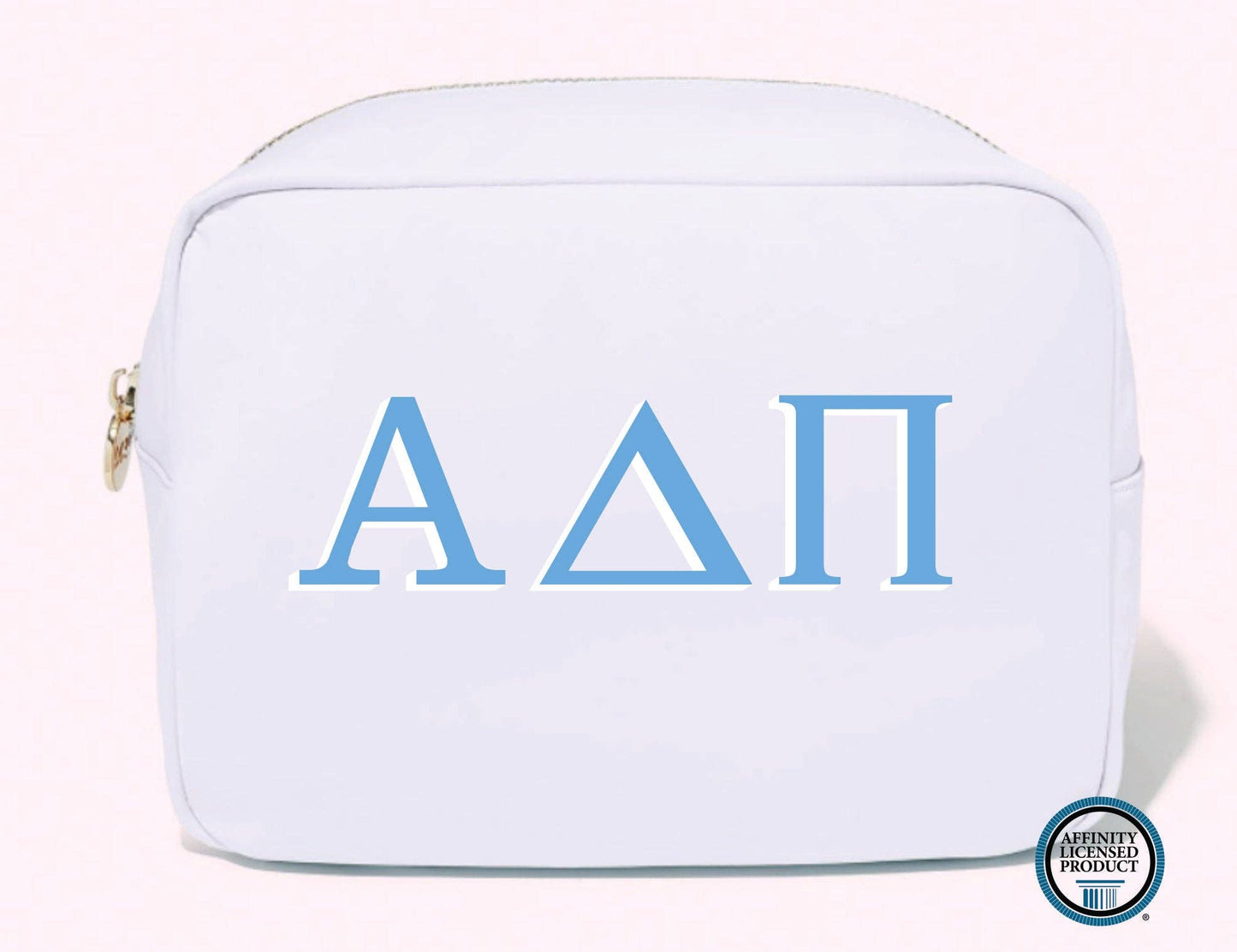 Licensed Sorority Accessory Cosmetic Bag: Zeta Tau Alpha