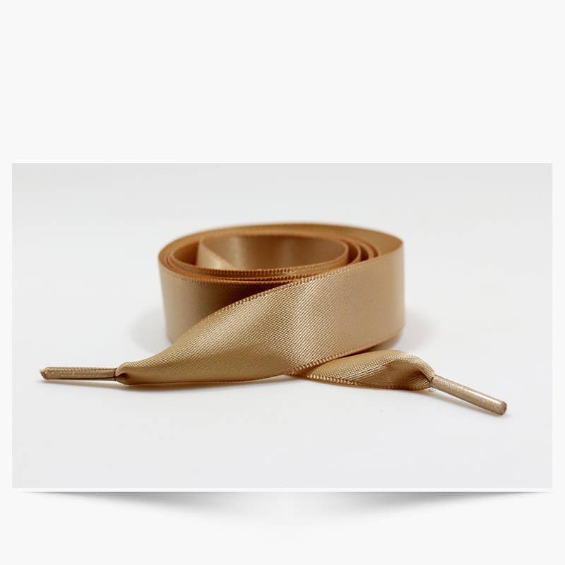 SILK SATIN RIBBON BOW PAIR SHOE LACES |  Green