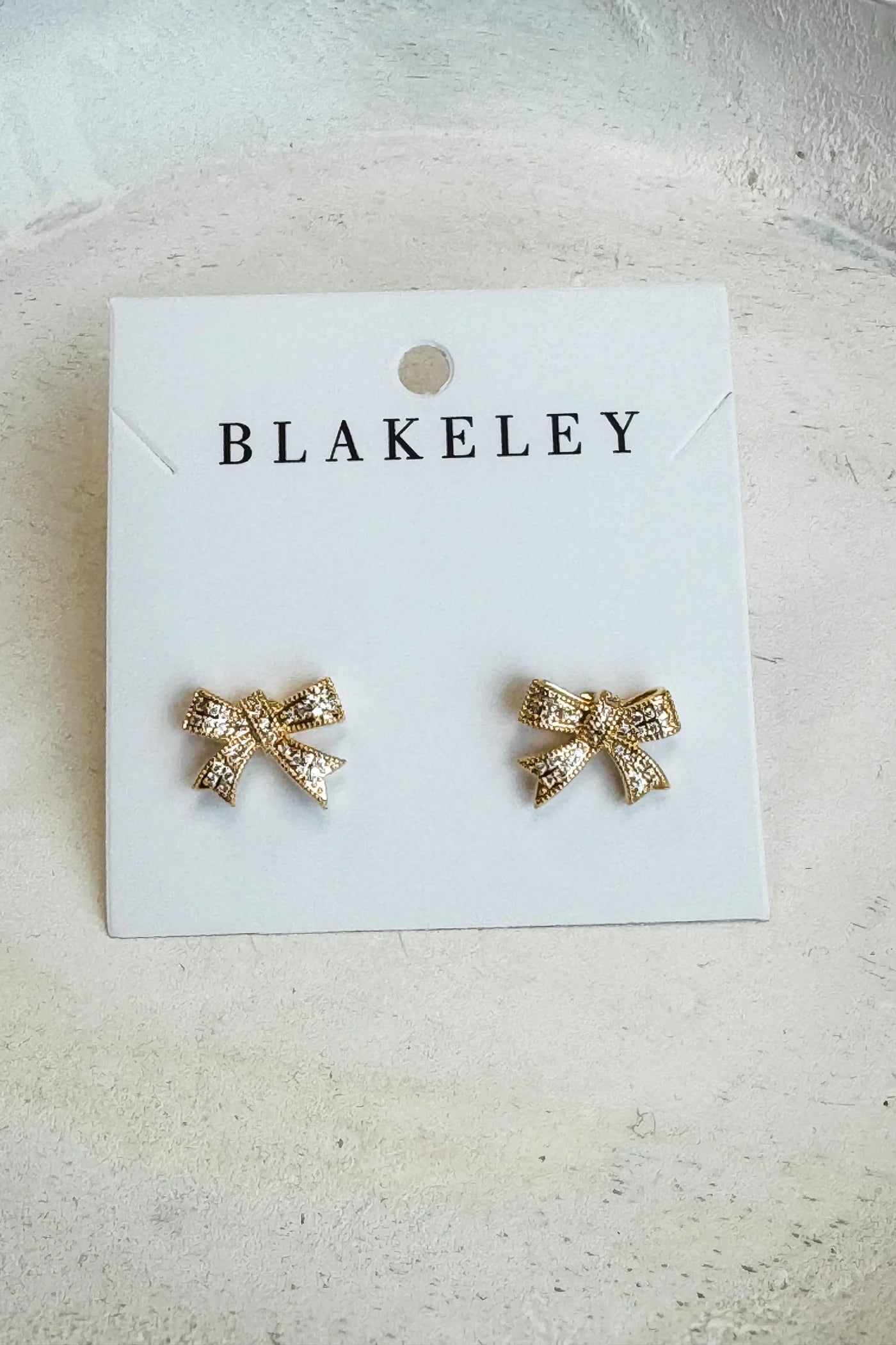 Dainty Bow Earrings-GracieJeanBoutique