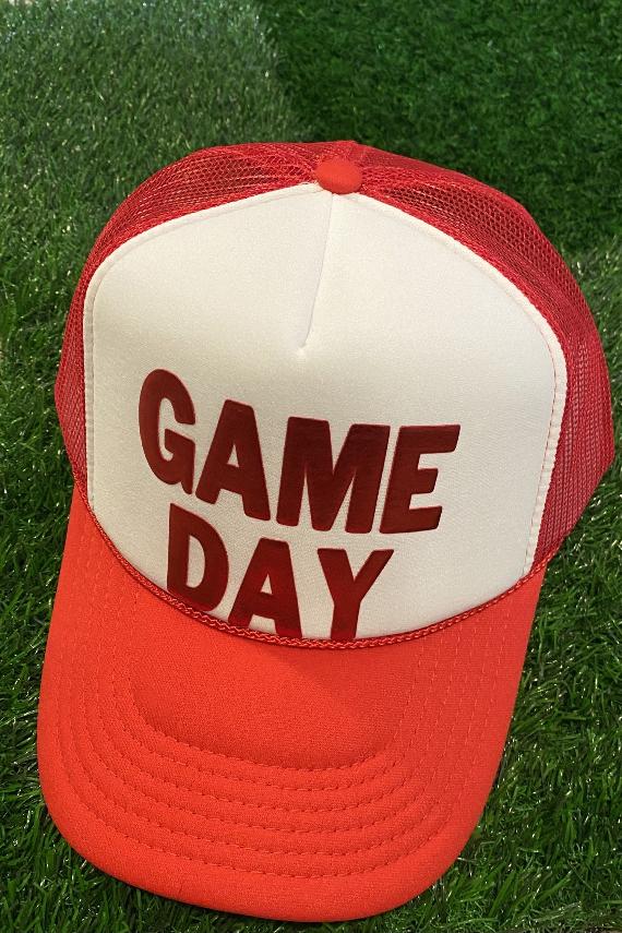 Metallic GameDay Puff Trucker Hat