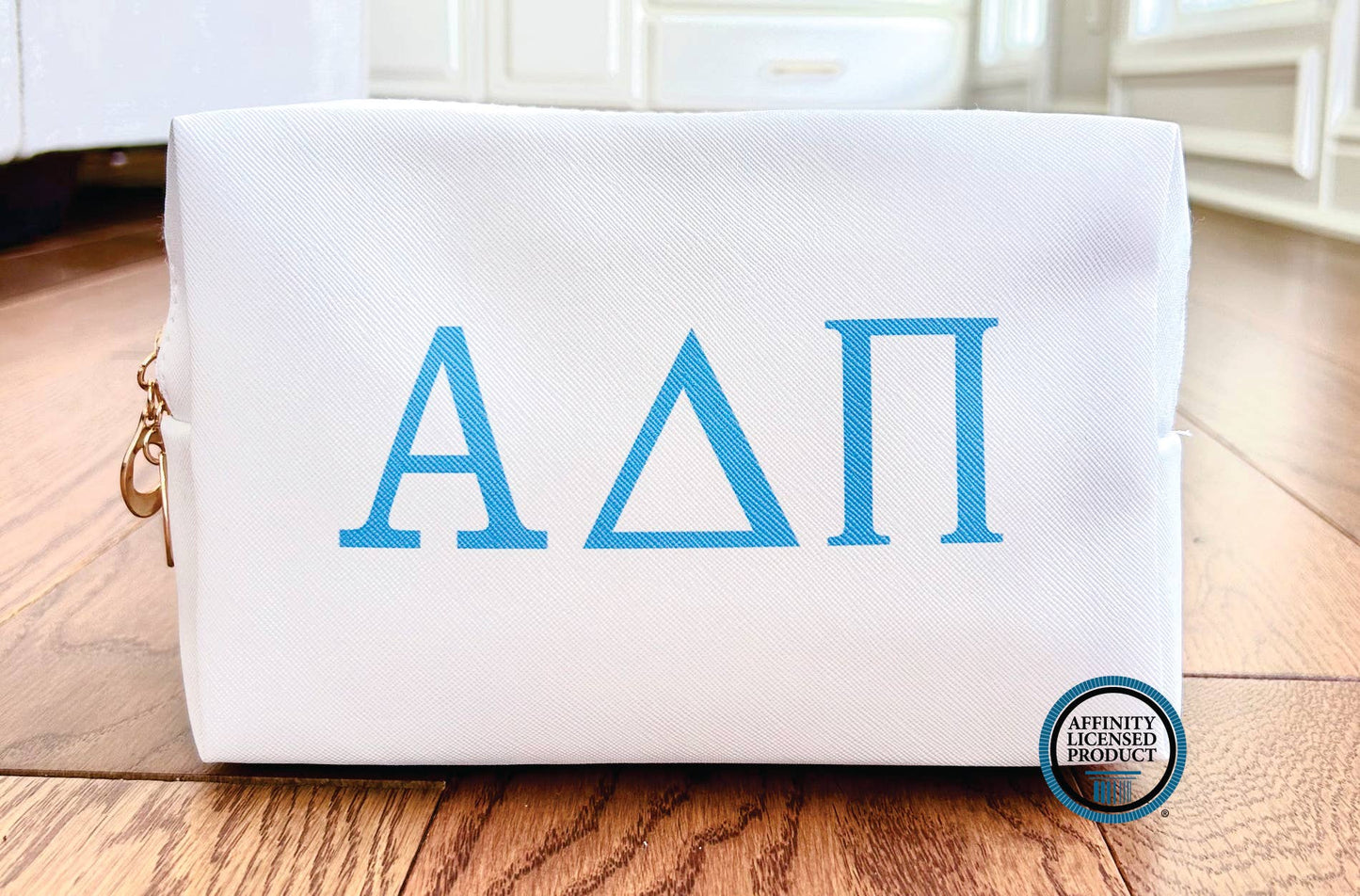 Licensed Sorority Accessory Cosmetic Bag: Chi Omega
