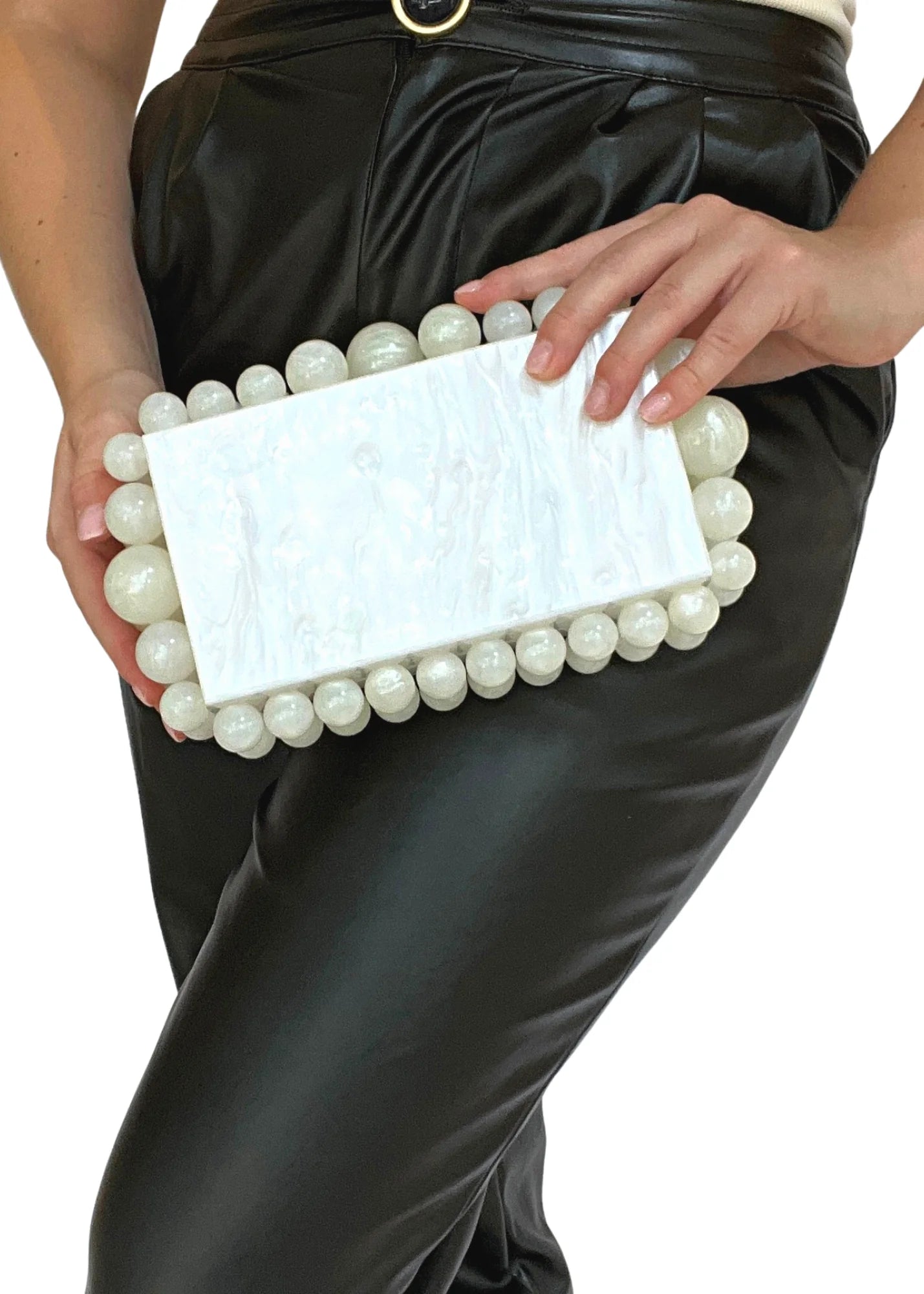 Cava Clutch - Black, Pearl or Silver