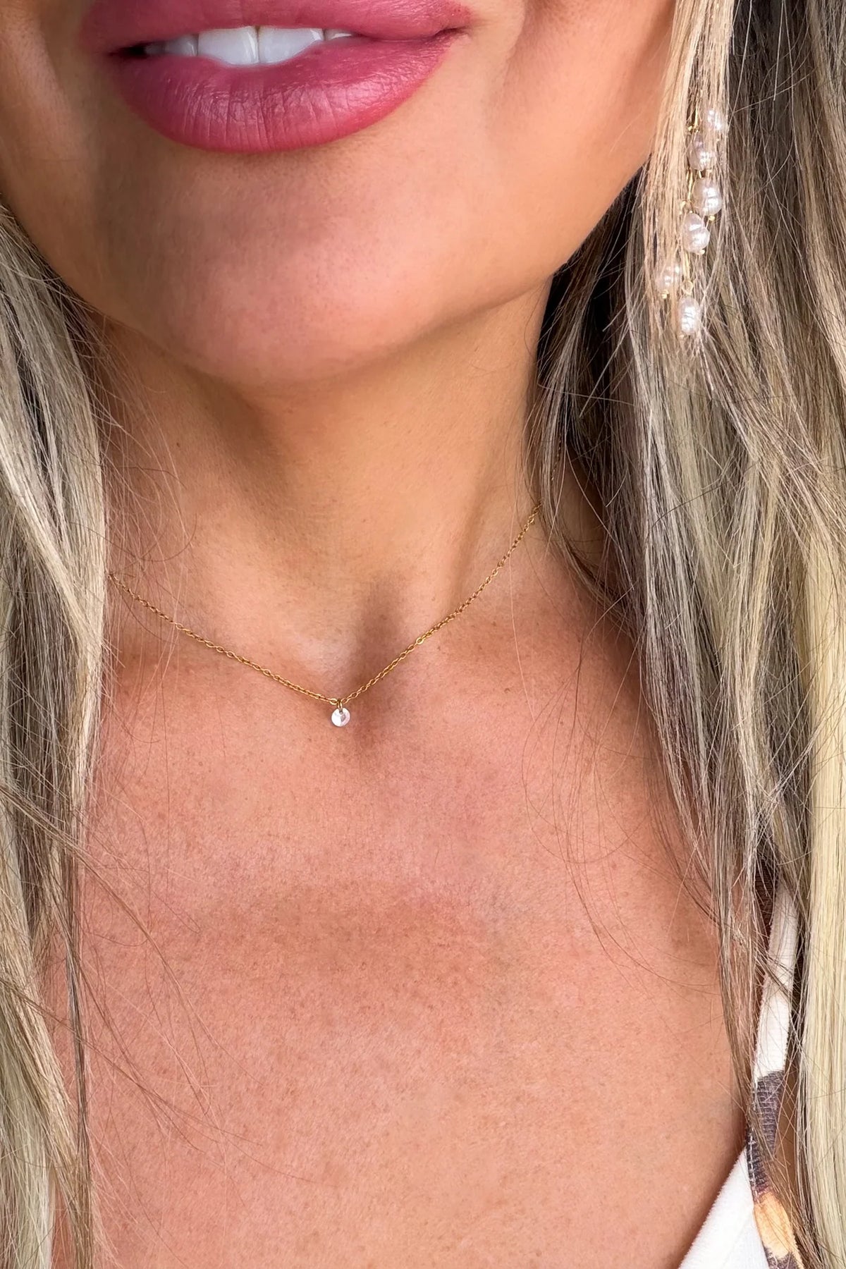 Dainty Diamond Necklace
