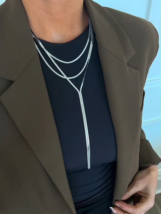 Evelyn Necklace - Silver