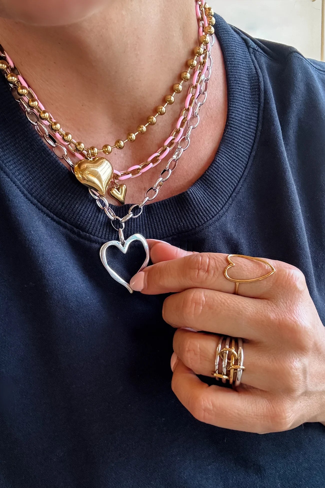 HEART RING - Gold or Silver