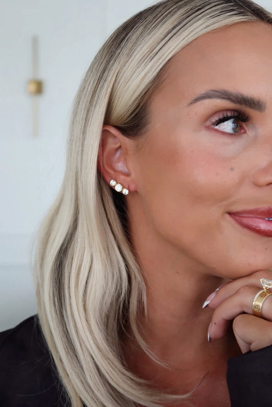Lyric Earrings - Gold