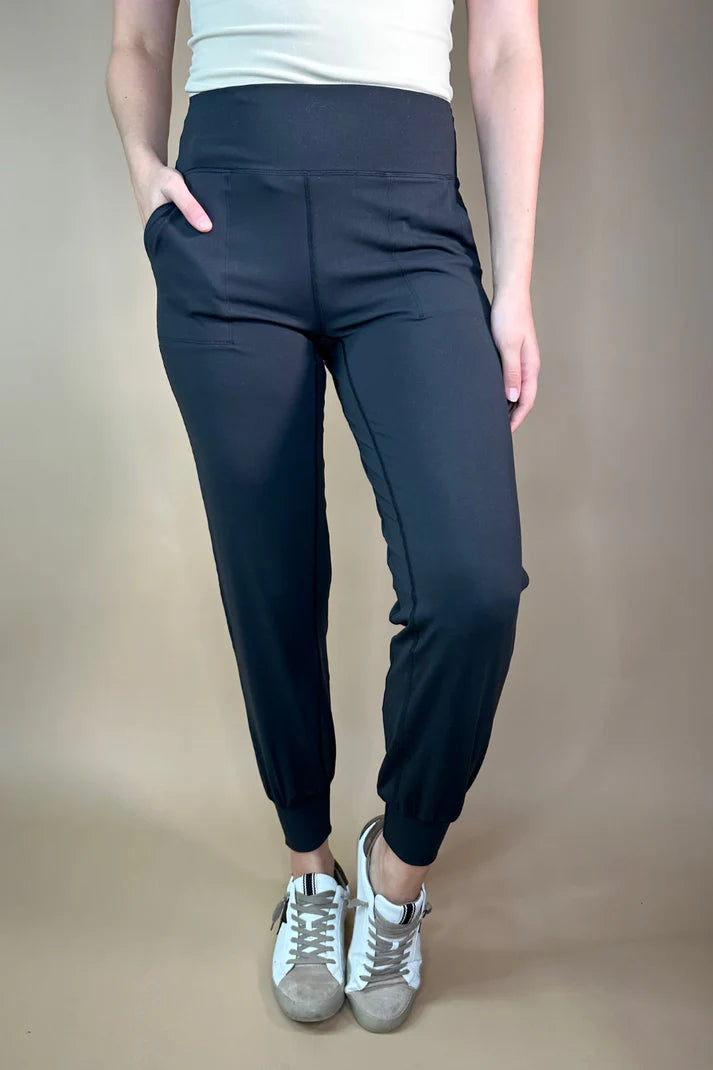 Raise The Bar Joggers - Black-GracieJeanBoutique