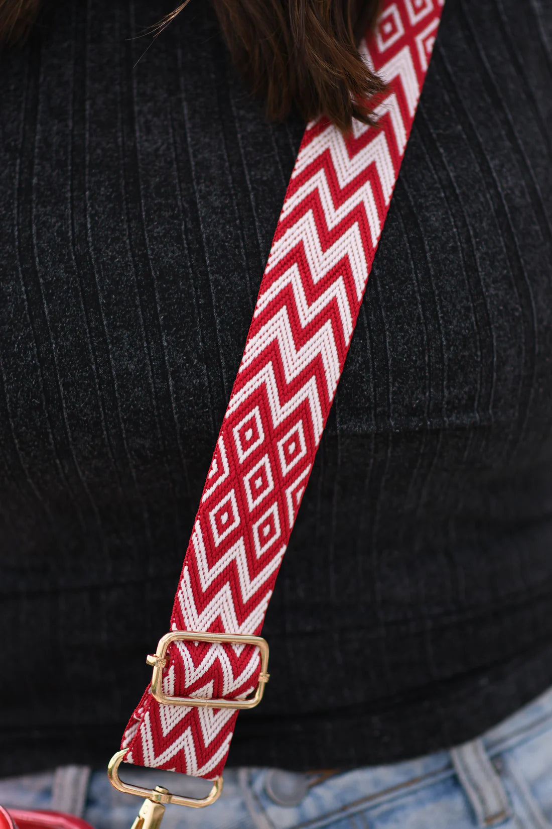 Clear Game Day Purse - Red